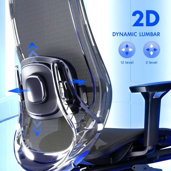 FLEXISPOT MasterEase Massage Office Chair, High Back Ergonomic Desk Chair with Adjustable Headrest, 3D Armrests, 2D Lumbar Heated Massage, 4-Position Recline, Foam Seat, Black